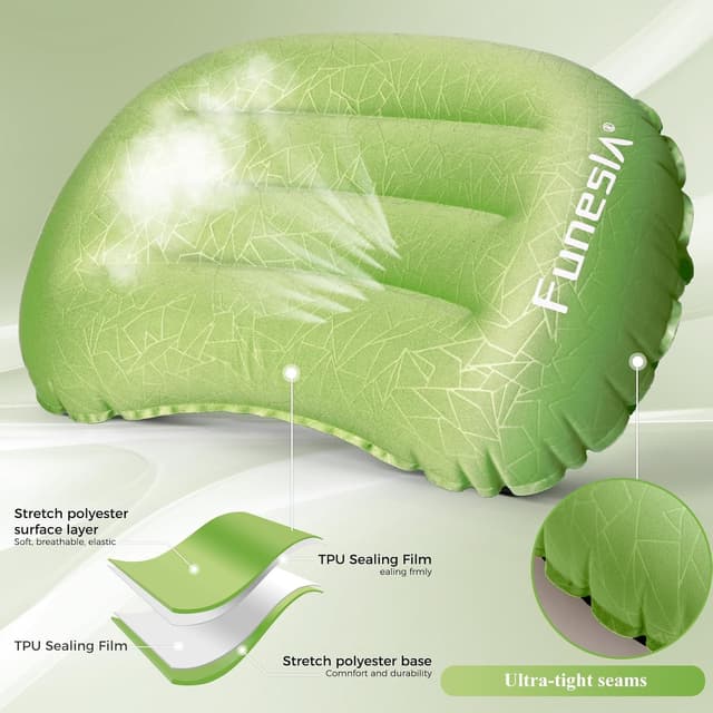 Detalle de Funesla Ultra 2.0 inflatable pillow, 95 g