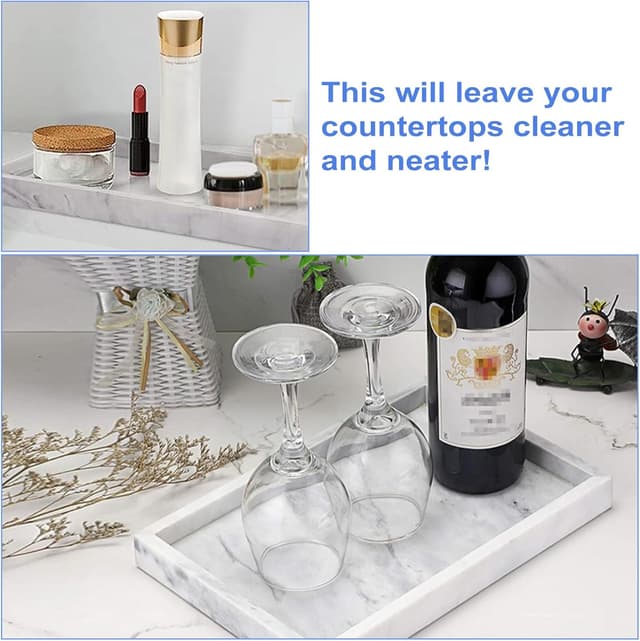 Thumbnail 5 de SHBAOCH Badezimmer Tablett 2 Stück 20x10 cm