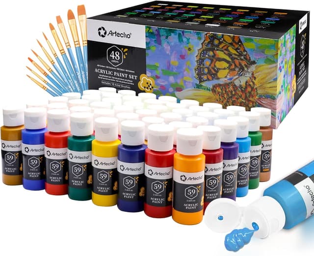 Thumbnail 6 de Artecho Pinturas Acrílicas Metálicas 20 × 59 ml