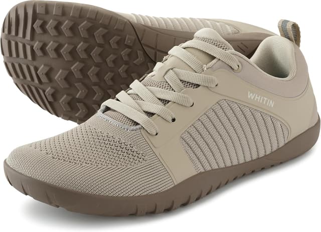 Detalle de WHITIN Women’s Wide Barefoot Trail Running Shoes (Zero Drop, Flexible Traction)
