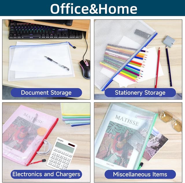 Detalle 1 de 30 Pack zip wallets A4 A5 A6