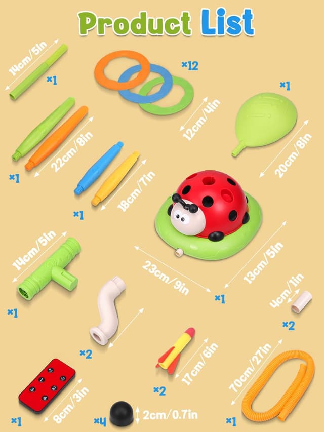 Thumbnail 5 de Kssvzz 3 in 1 Outdoor Spielzeug Raketen Ringwurf