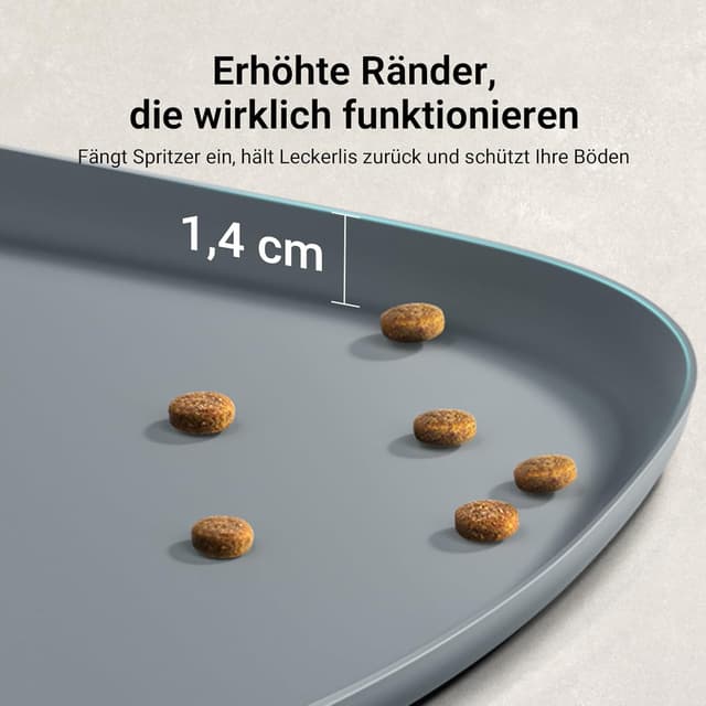 Thumbnail 2 de DownyPaws Napfunterlage Katzen 45 x 32 cm 🐾