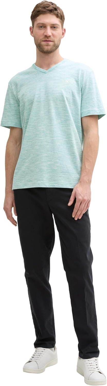 Detalle de TOM TAILOR T-Shirt Uomo a maniche corte: comfort e vestibilità comoda
