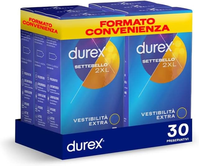 Imagen de Durex Settebello XXL 30 preservativi en OfertitasTOP