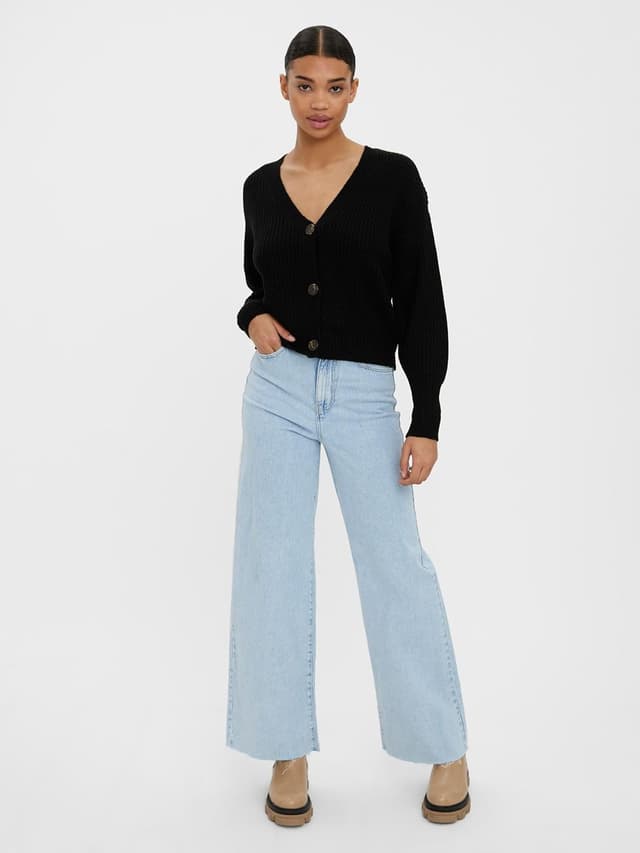 Thumbnail 4 de VERO MODA VMLEA Strickjacke 100% Acryl