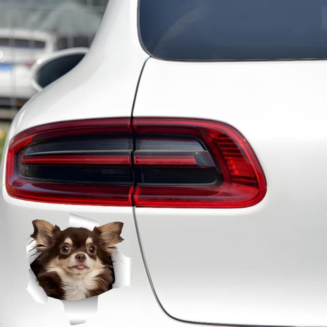 Thumbnail 1 de Chihuahua Aufkleber 18cm wasserdicht 3D Effekt
