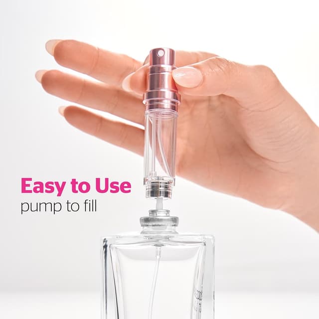 Detalle 2 de Brushworks Luxury Perfume Atomiser – nachfüllbarer Reisezerstäuber für bis zu 5 ml