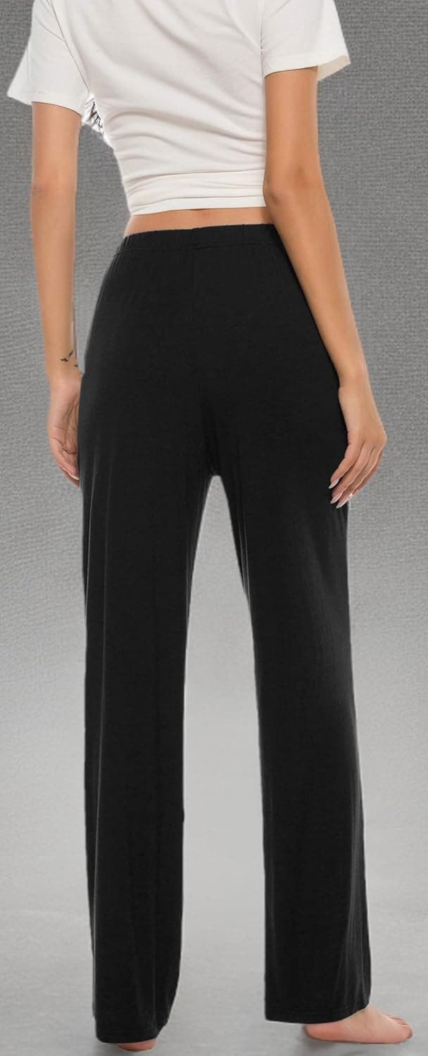 Thumbnail 6 de JINSHI Women’s Modal Pajama Pants with Pockets, Soft Lightweight Elastic Drawstring Lounge Bottoms