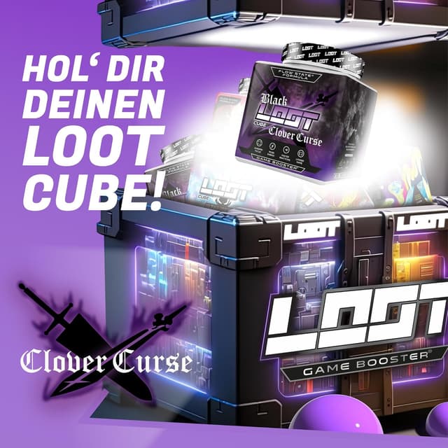 Thumbnail 1 de LOOT® BLACK EDITION Clover Curse 50 Servings