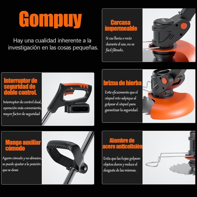 Thumbnail 5 de Gompuy Desbrozadora 21V 3 en 1
