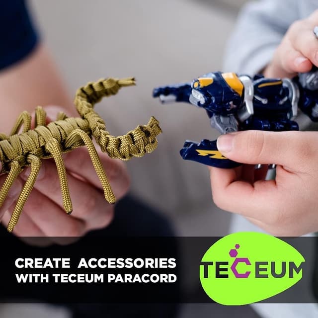 Thumbnail 6 de TECEUM Paracord Type III 550 Neon Green 30 m