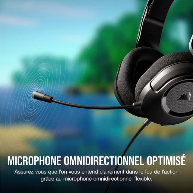 Thumbnail 4 de Corsair HS35 v2 Carbon wired gaming headset