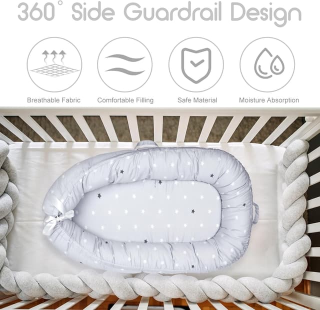 Detalle de Baby Nest Pod Baby Lounger 0–12 months