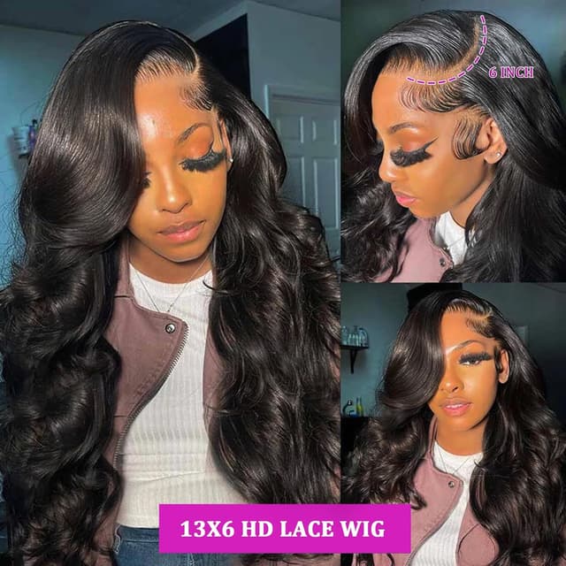 Detalle 2 de SkyGrow 13x6 Body Wave Lace Wig 13x6