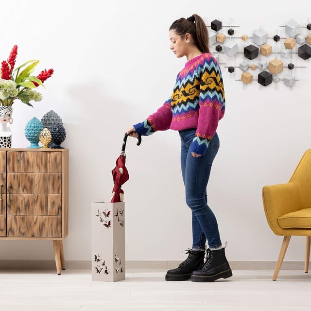 Detalle 2 de Baroni Home portaombrelli quadrato 49 cm