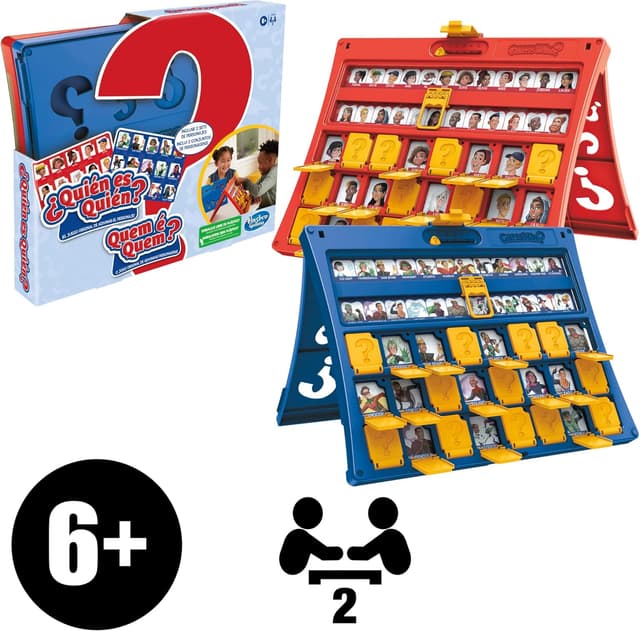 Detalle 2 de Hasbro Gaming ¿Quién Es Quién? Juego de mesa para 2 jugadores 🎲