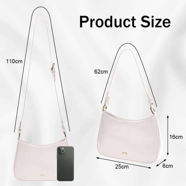 Detalle de Aucuu Sac porté épaule cuir 26×17×6 cm