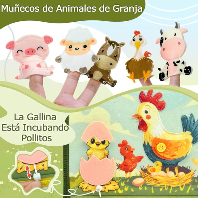 Thumbnail 6 de Busy Board Granja 10 en 1 Montessori