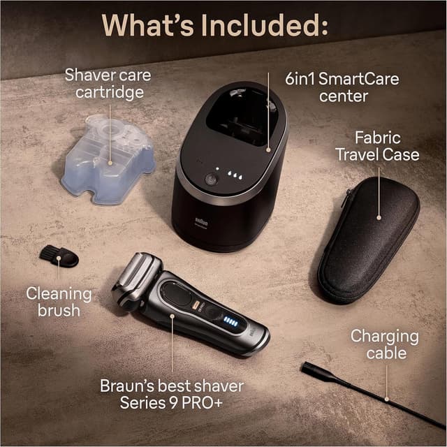 Thumbnail 4 de Braun Series 9 Pro 9465cc electric shaver, 60min
