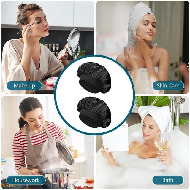 Thumbnail 5 de Flintronic Donna Berretto Da Notte Raso Cuffia elastica