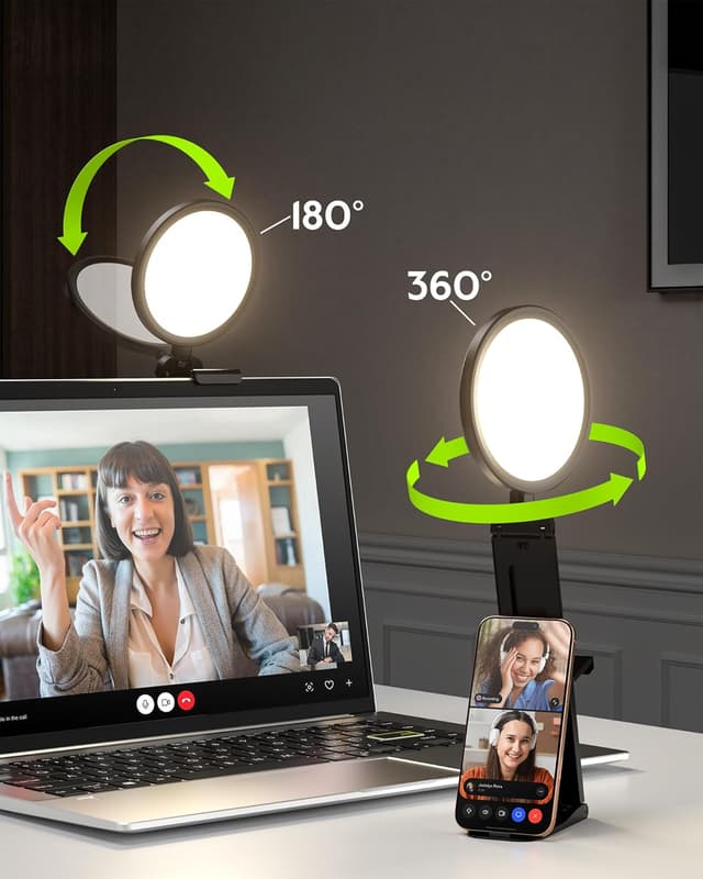 Detalle 1 de LitONES 5" ring light for video calls