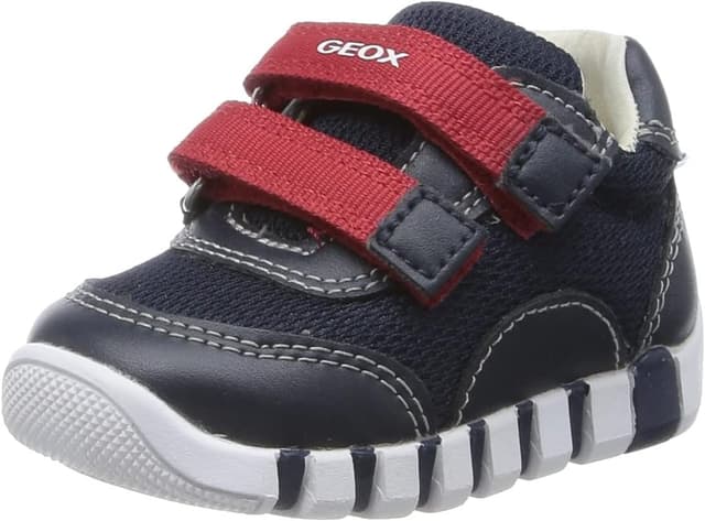 Detalle de Geox Jungen Iupidoo BoyFirst Walker First-Walker-Schuh aus Vollnarbenleder