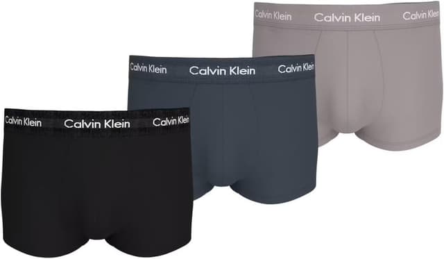 Thumbnail 6 de Calvin Klein Low Rise Trunk 3pk Bóxer Negro para Hombre 🖤