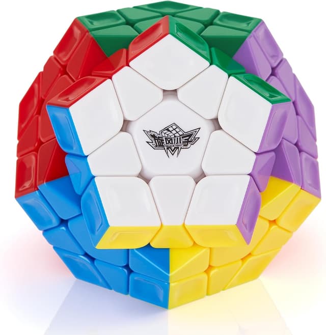 Detalle de ROXENDA Dodecahedron Cube & Pentagon Speed Cube (Stickerless) for smooth turning