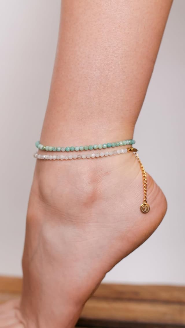 Thumbnail 4 de BERGERLIN Fußkettchen mit Mondstein, 925