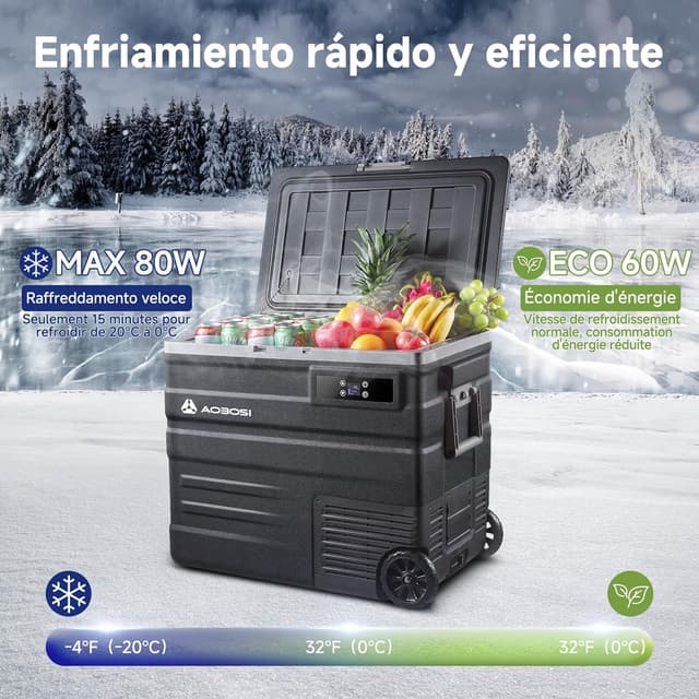 Thumbnail 5 de AAOBOSI Nevera Portátil 65 L para coche y camping