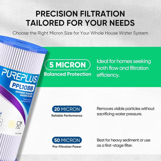 Thumbnail 2 de PUREPLUS 5-Micron Whole House Filter