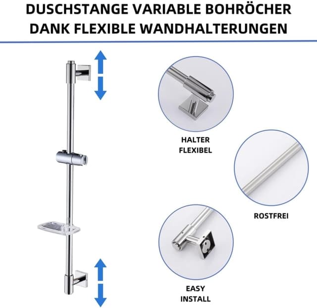 Thumbnail 1 de HomeHeng H811-80HC barre de douche 80 cm