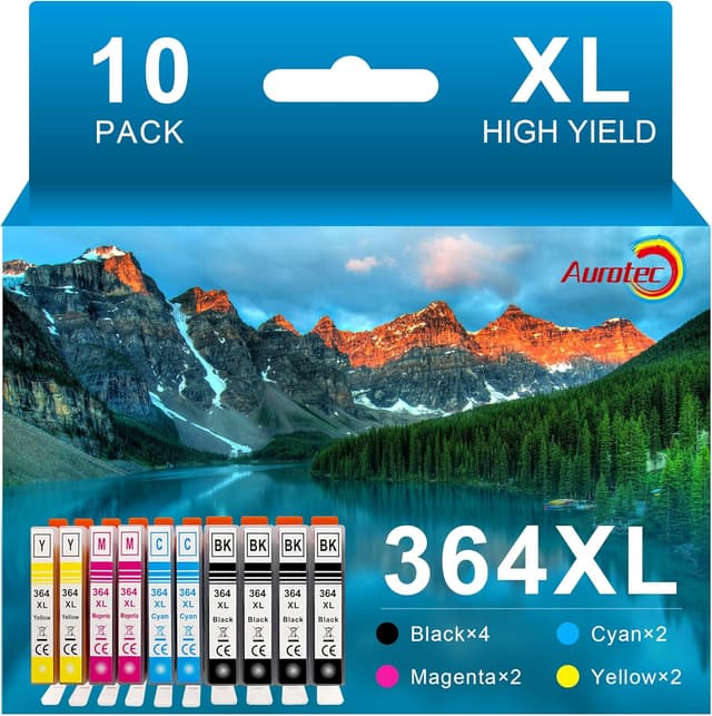 Detalle de Aurotec 364XL Cartucce compatibili 10 Pack