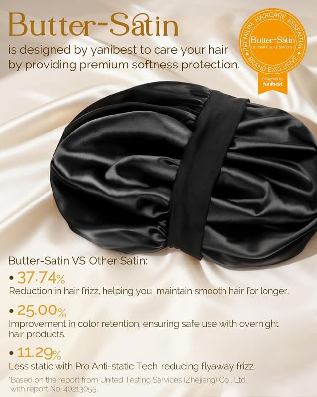 Thumbnail 6 de YANIBEST Silk Bonnet Double Layer Sleep Cap