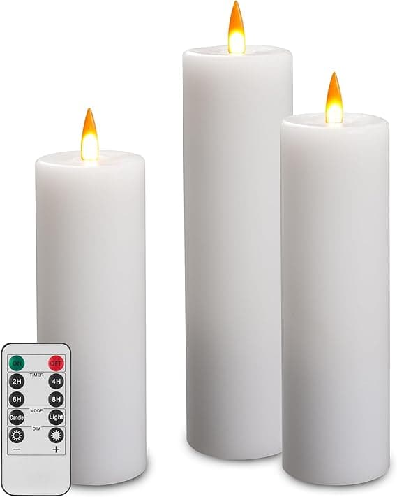 Imagen de Da by, Juego de 3 Velas LED Analógicas con Temporizador⏳ en OfertitasTOP