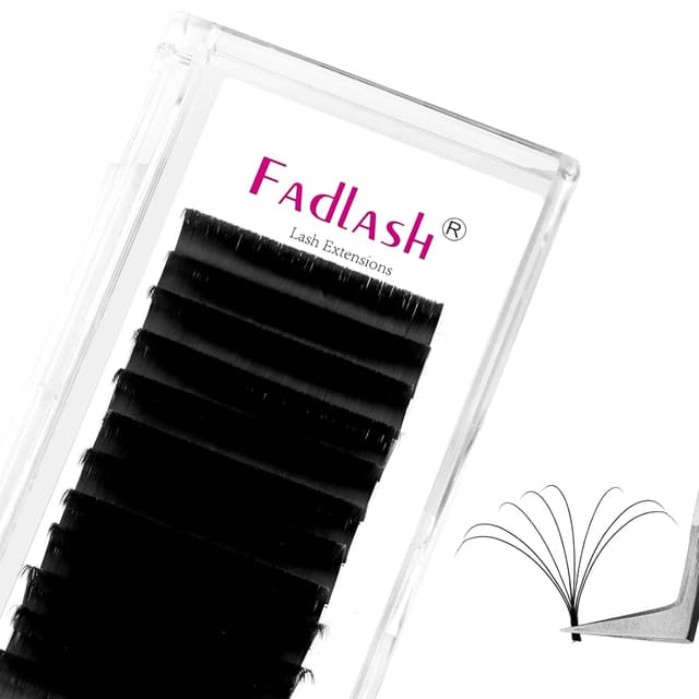 Detalle de FADLASH Selbstfächernde Wimpern Volume 0,07 D Curl 13 mm (Easy Fan) für Volumentechnik