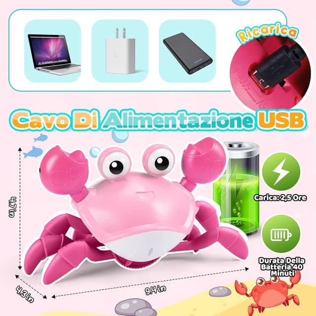 Thumbnail 6 de iKidiki Granchio Che Cammina, gioco baby