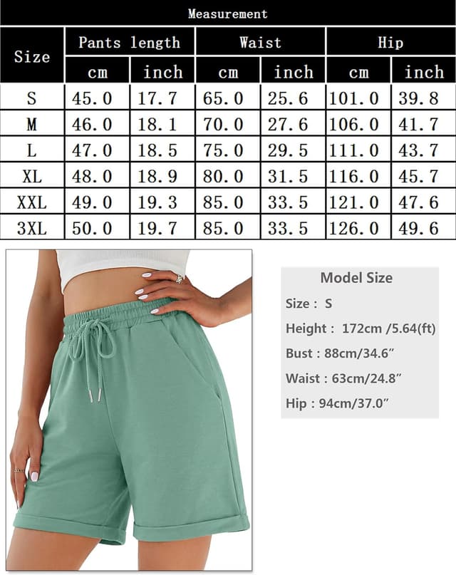 Thumbnail 6 de Litherday Short Sport Femme en coton (95 %) : jogging court décontracté avec poches