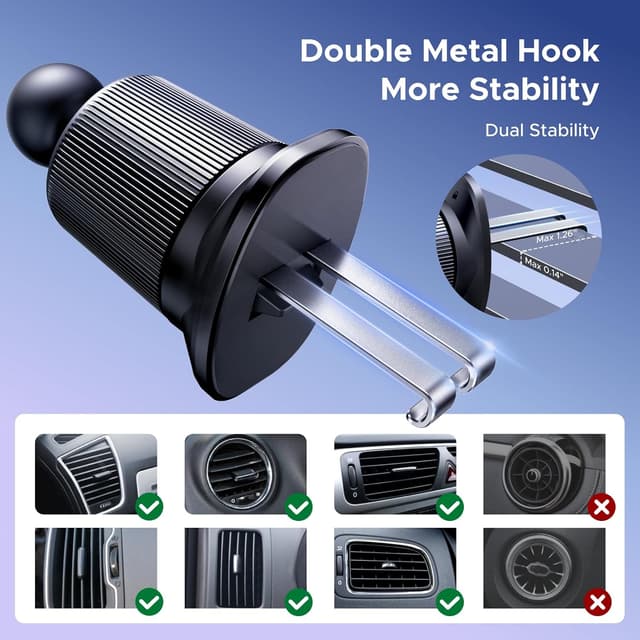 Thumbnail 4 de UGREEN Magsafe Car Mount 20N magnetic hold