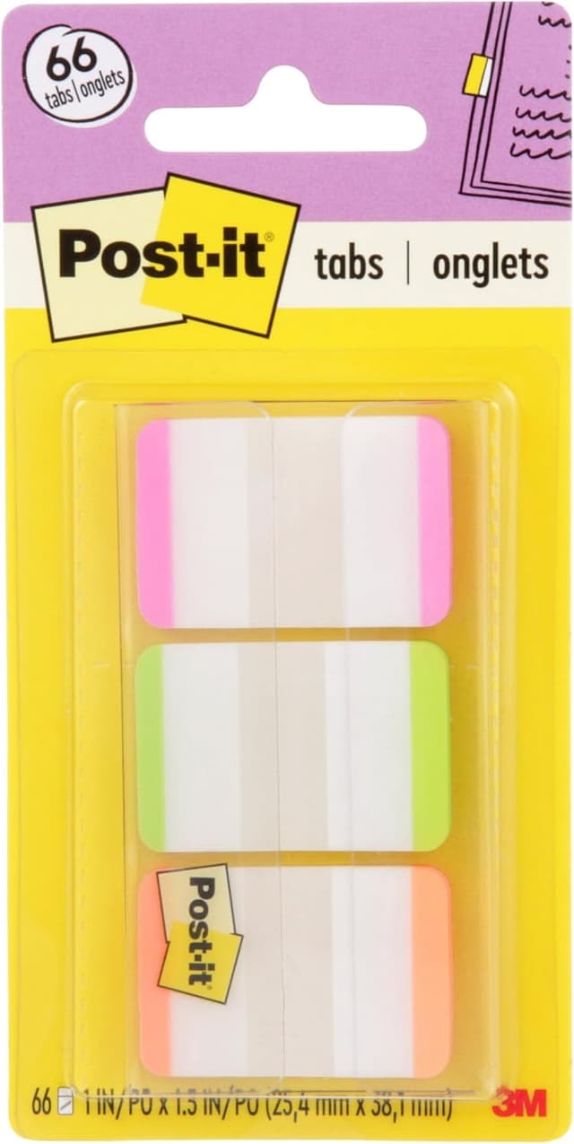 Thumbnail 6 de Post-it Index Medium Strong Filing Tabs 36