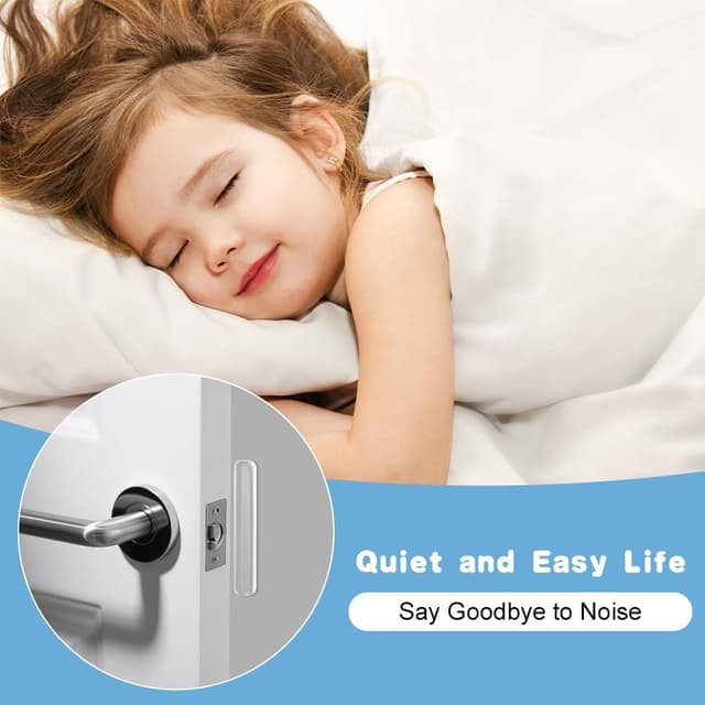 Detalle de Vicloon Paraurti per mobili in silicone trasparente adesivo, 8 pezzi (gommini ant’urto) 15 cm