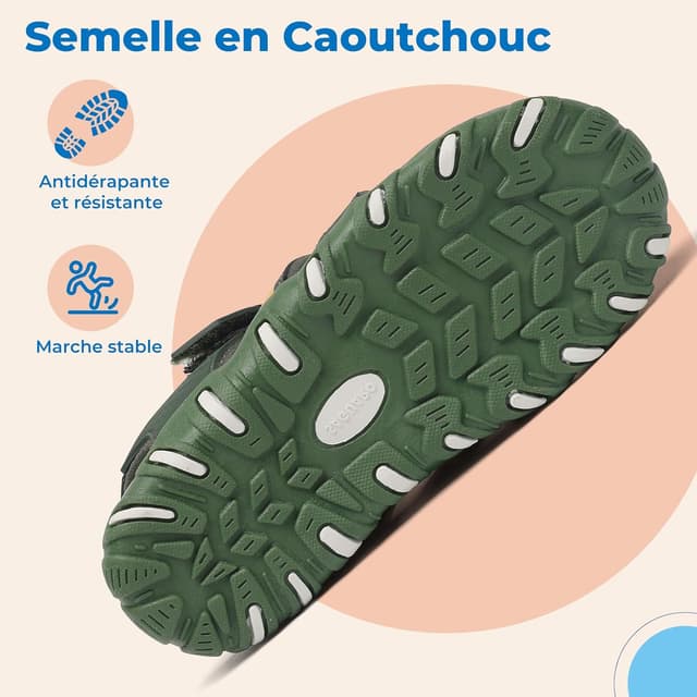 Thumbnail 6 de SAGUARO sandales enfant à bout fermé (25 à 38) : respirantes, antidérapantes pour l’été