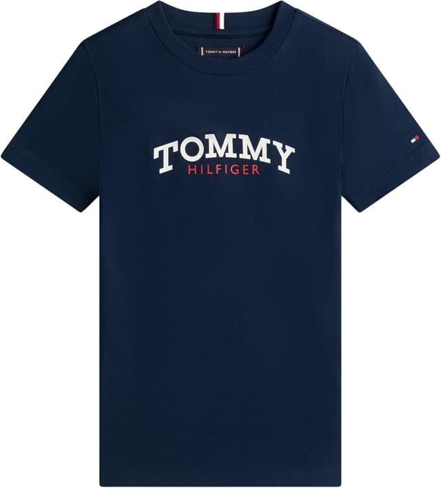 Detalle de Tommy Hilfiger Monogram Graphic T-Shirt KB0KB10263 per bambini e ragazzi (confezione da 1)