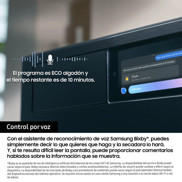Detalle 2 de Samsung Secadora Bespoke AI 9kg QuickDrive