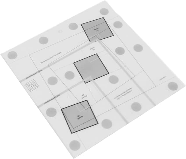 Thumbnail 6 de Haofy Quilting Ruler Log Cabin quilt ruler (transparent acrylic, 10in)