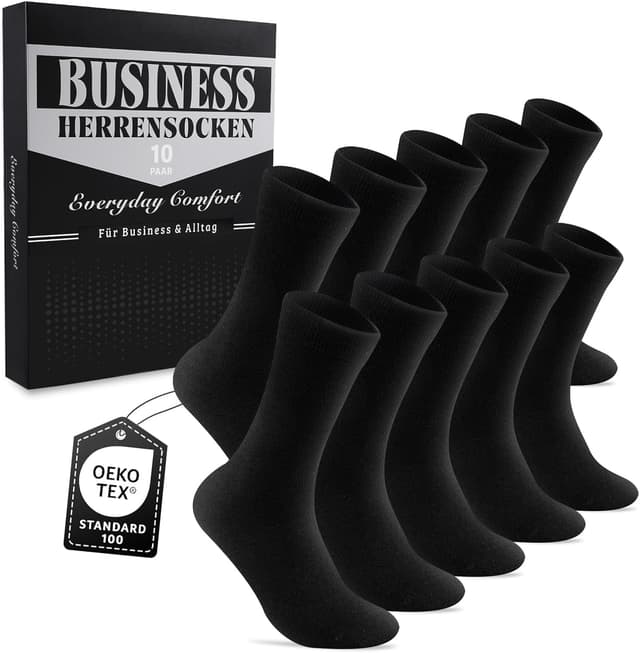 Detalle de Cirorld chaussettes homme en coton (lot de 6/10 paires) avec coffret cadeau