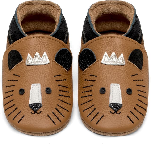 Thumbnail 6 de IceUnicorn Scarpine neonato in morbida pelle con suola scamosciata (0 a 24 mesi)