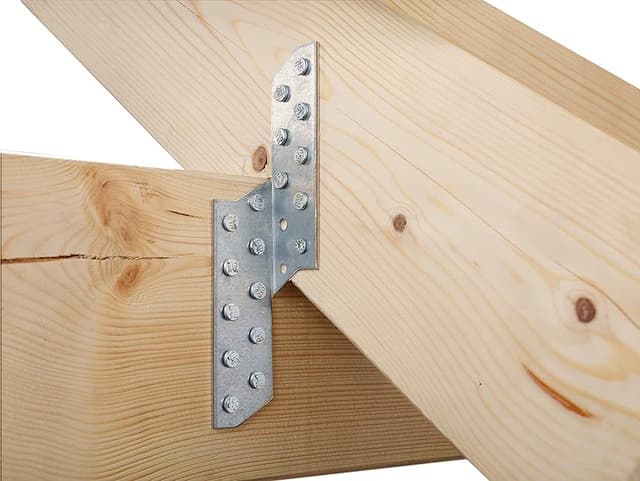 Detalle 2 de Alberts 330941 Escuadra asimétrica galvanizada 32 x 32 x 170 mm