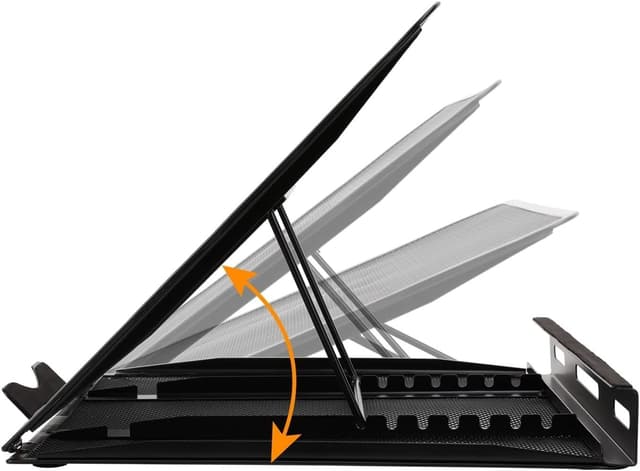 Thumbnail 2 de Amazon Basics Soporte de portátil ajustable con ventilación 🖥